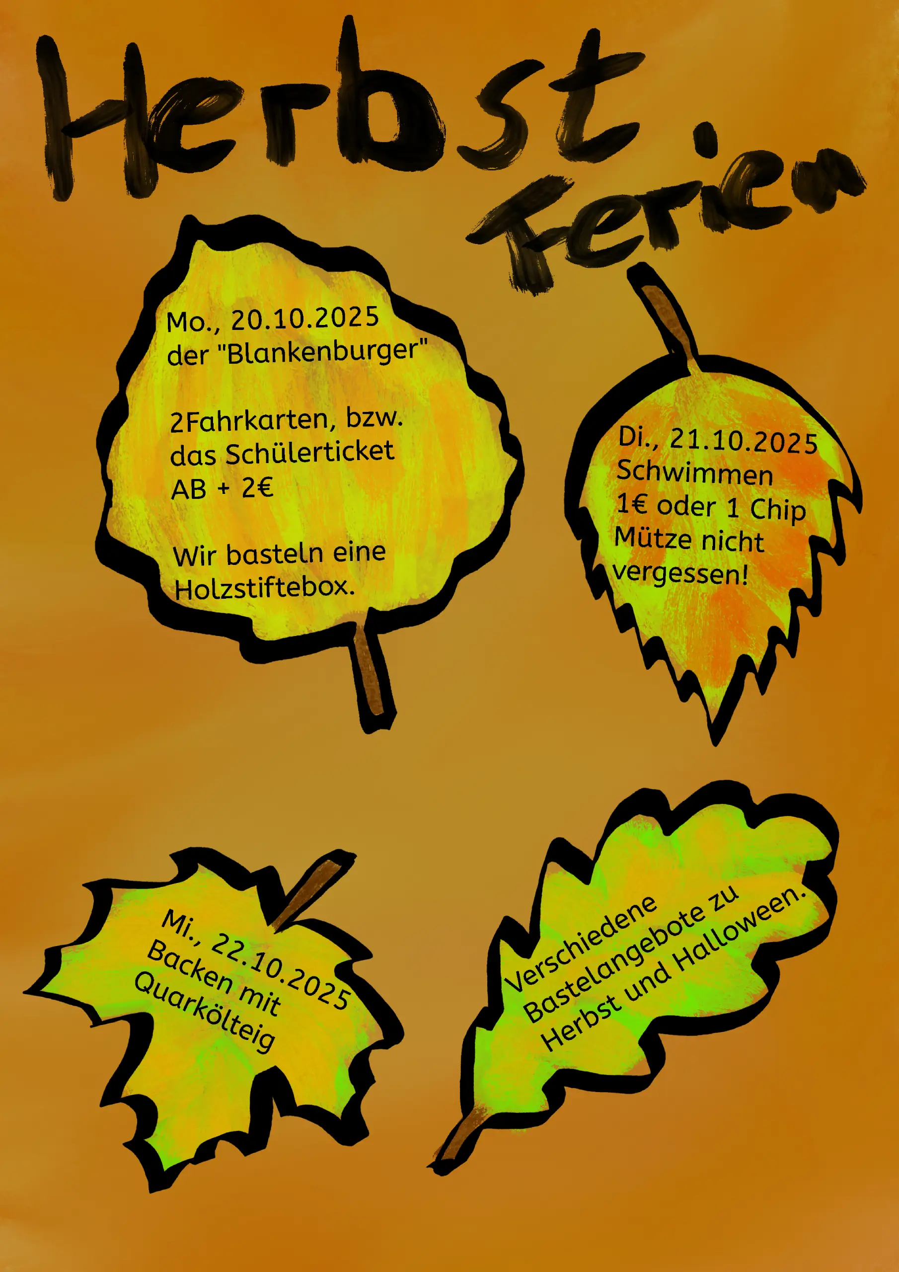 Herbstferien 2025 im eFöB