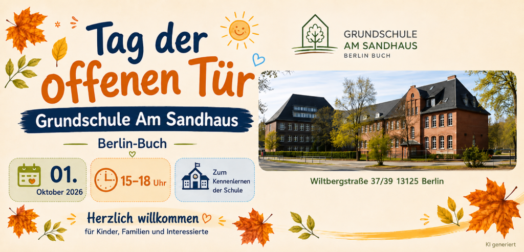 Einladung zum Tag der offenen Tür